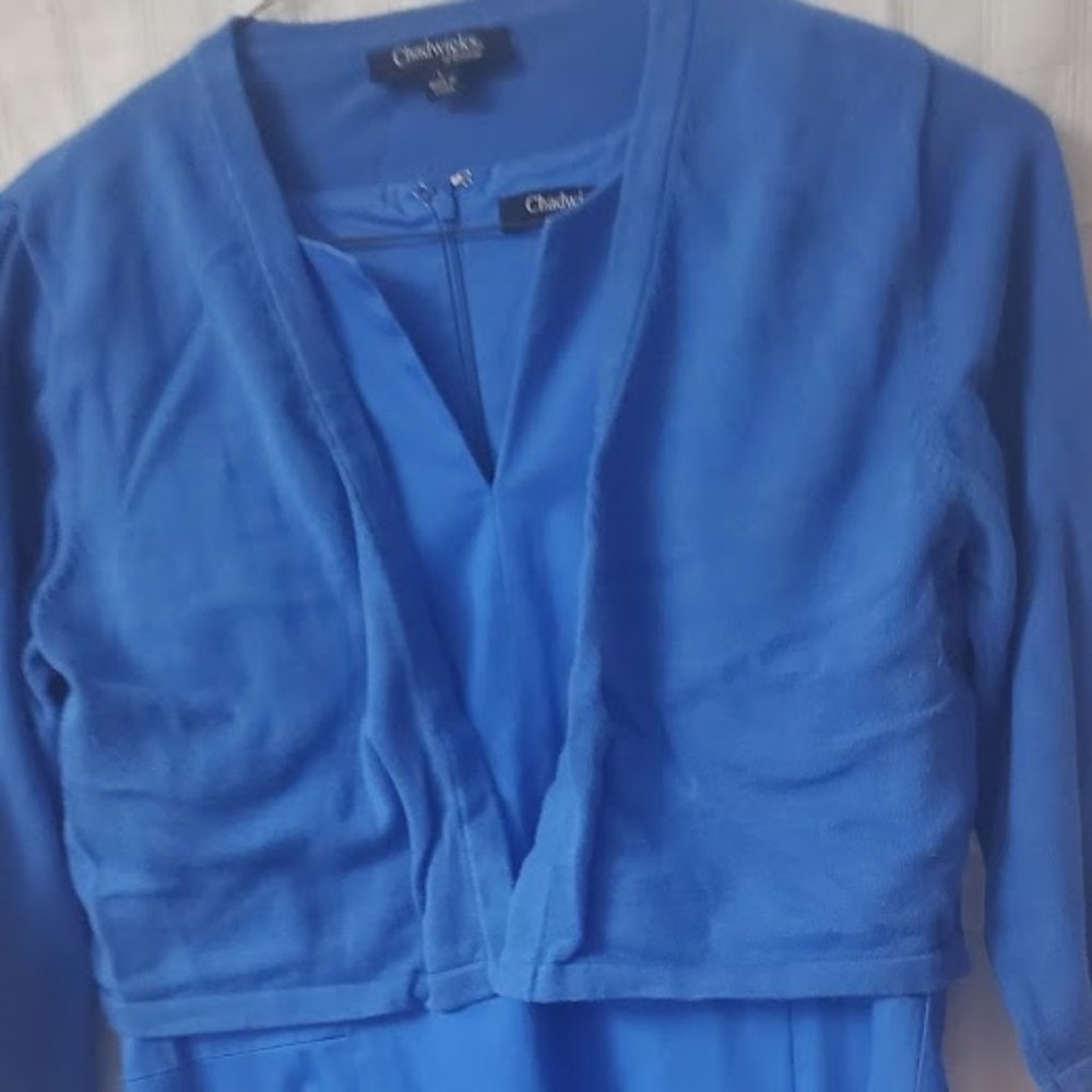 Sateen Cotton Summer Dress w/ matching shrug